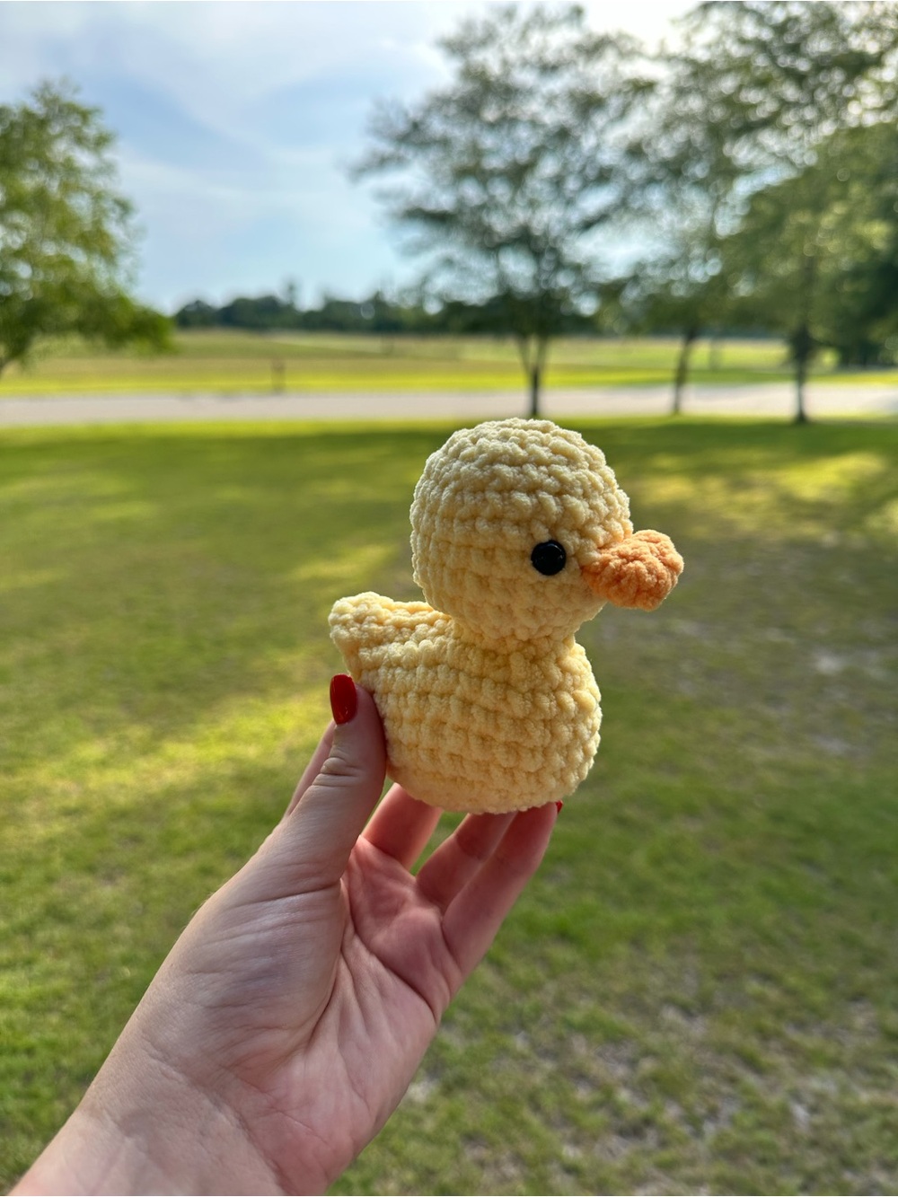 Handmade Crochet Rubber Duck Plush